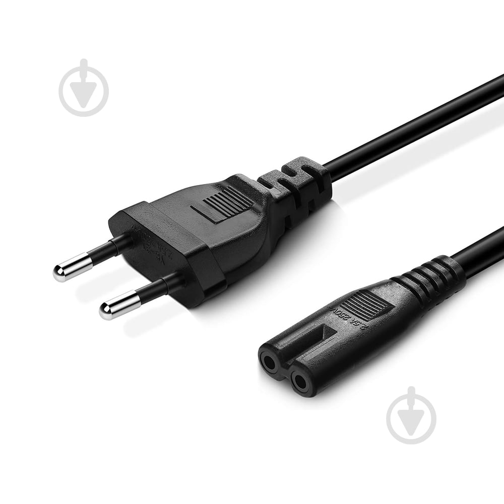 Кабель живлення ColorWay 2 м black (CW-CBP085-BK) - фото 2 Кабель живлення ColorWay 2 м black (CW-CBP085-BK) - фото 2