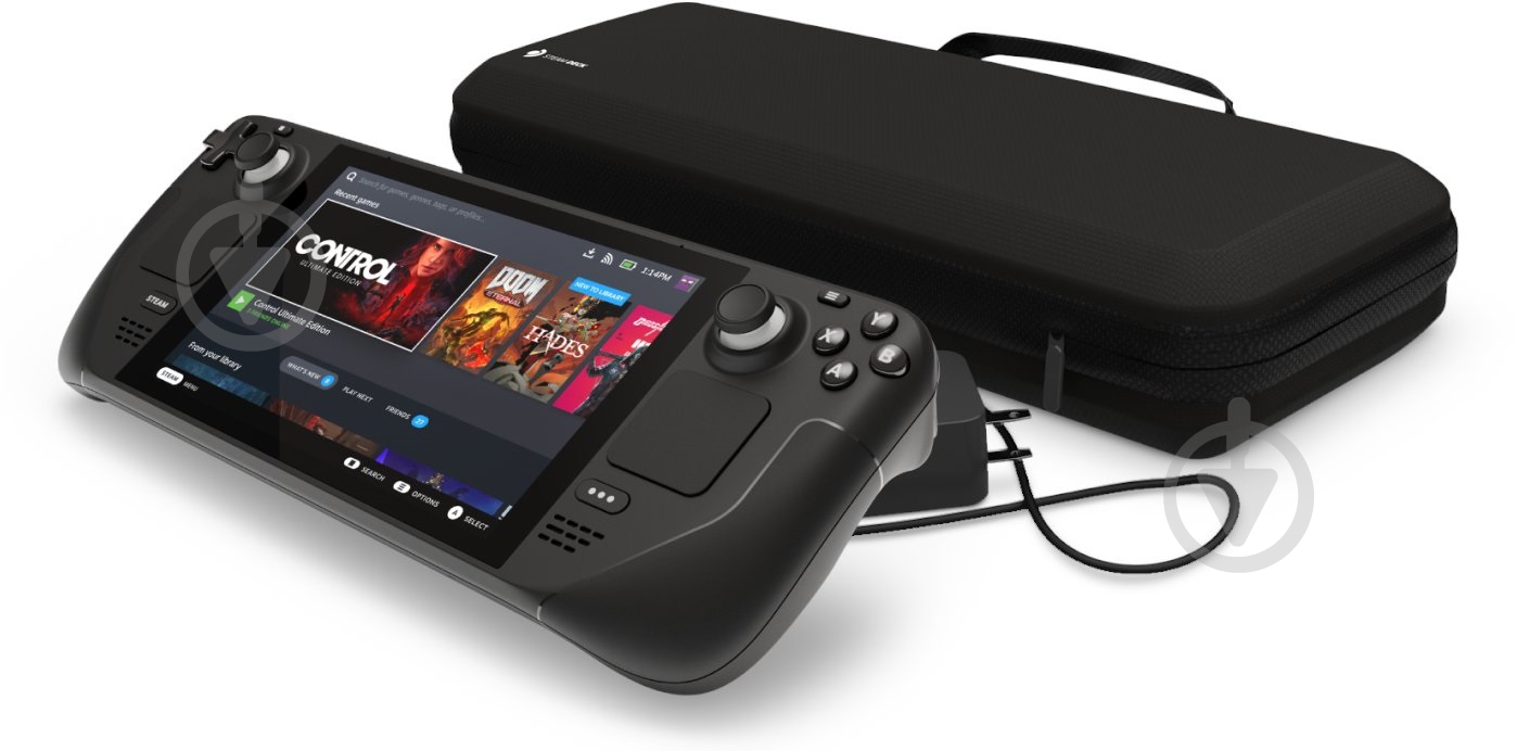 Игровая консоль Valve STEAM DECK 64GB Certified Refurbished black - фото 7