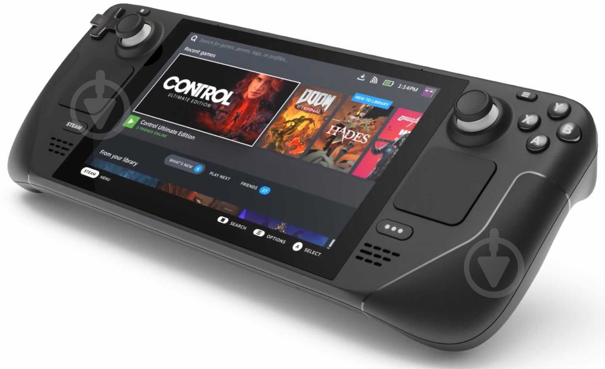 Игровая консоль Valve STEAM DECK 64GB Certified Refurbished black - фото 2