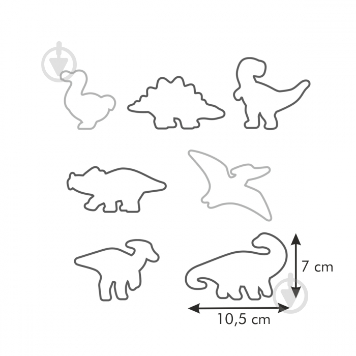 Форма-трафарет Tescoma Delicia Kids 630928 - фото 3