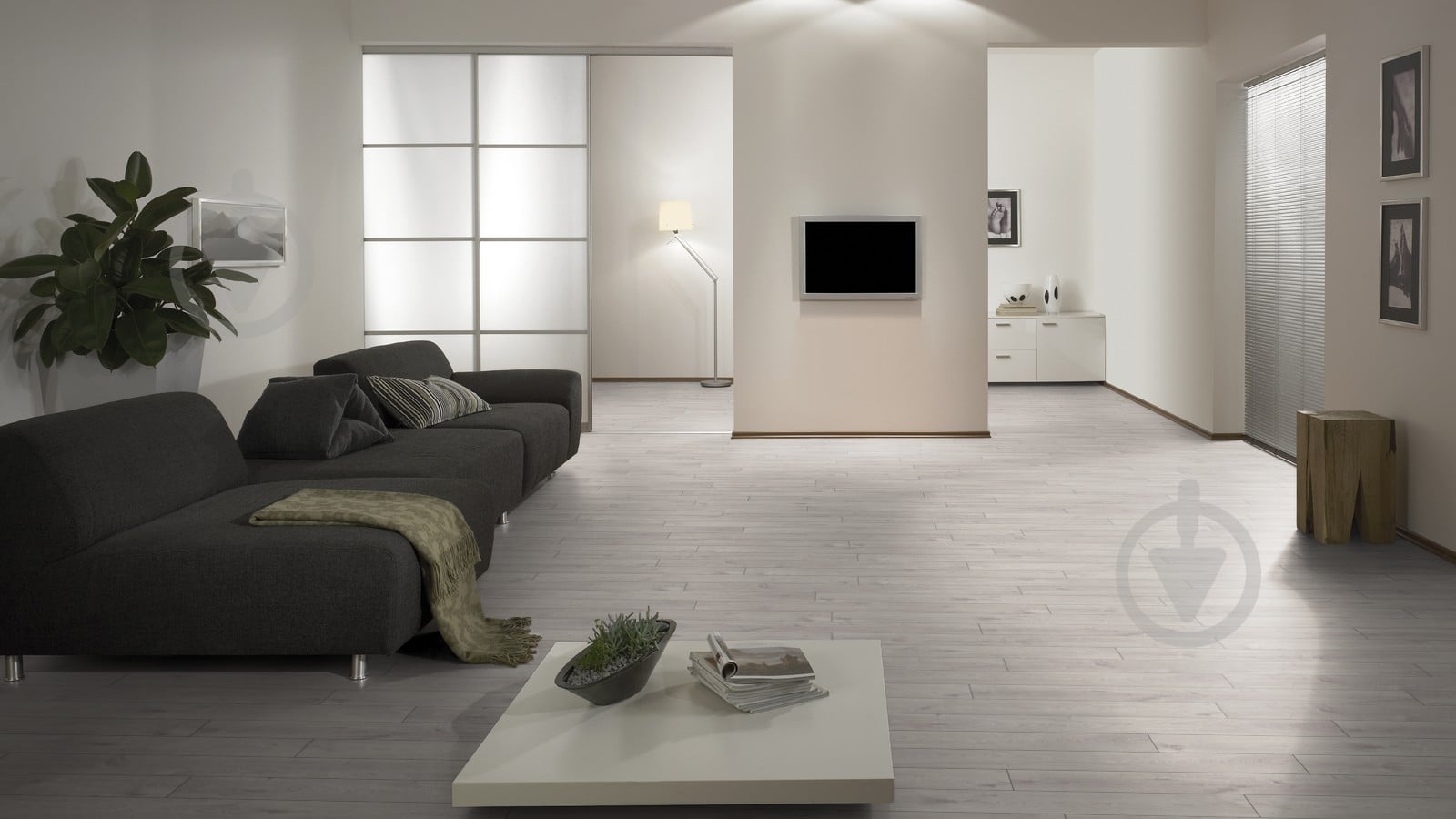 Ламінат Kronotex Exquisit V4 дуб атлас білий 32/АС4/8 мм (3223) - фото 5
