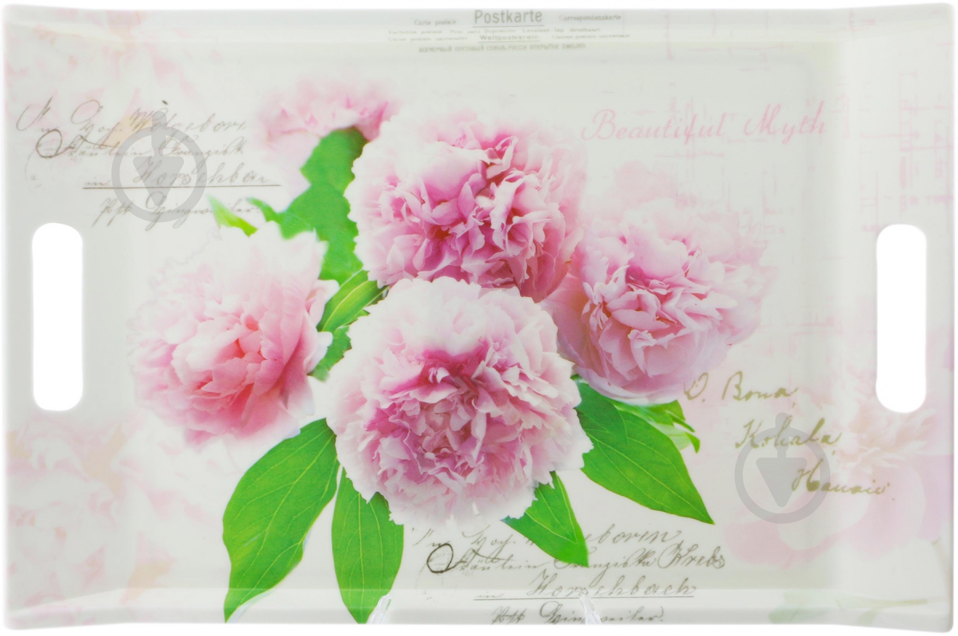 Поднос Пион 47x31 см - фото 1