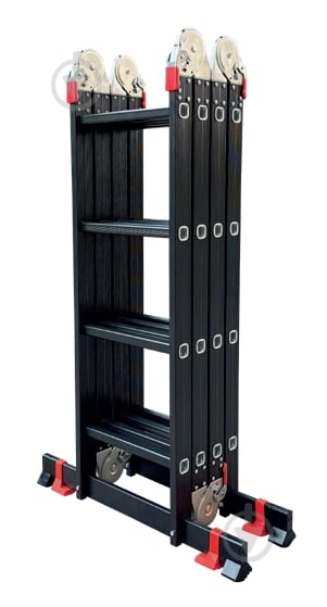 Шарнирная лестница-стремянка BauGut MULTIFORM 4x4 (LCG3416W) - фото 4 Шарнирная лестница-стремянка BauGut MULTIFORM 4x4 (LCG3416W) - фото 4