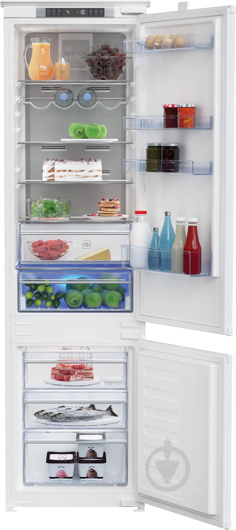 Встраиваемый холодильник Beko BCNA306E3S - фото 1