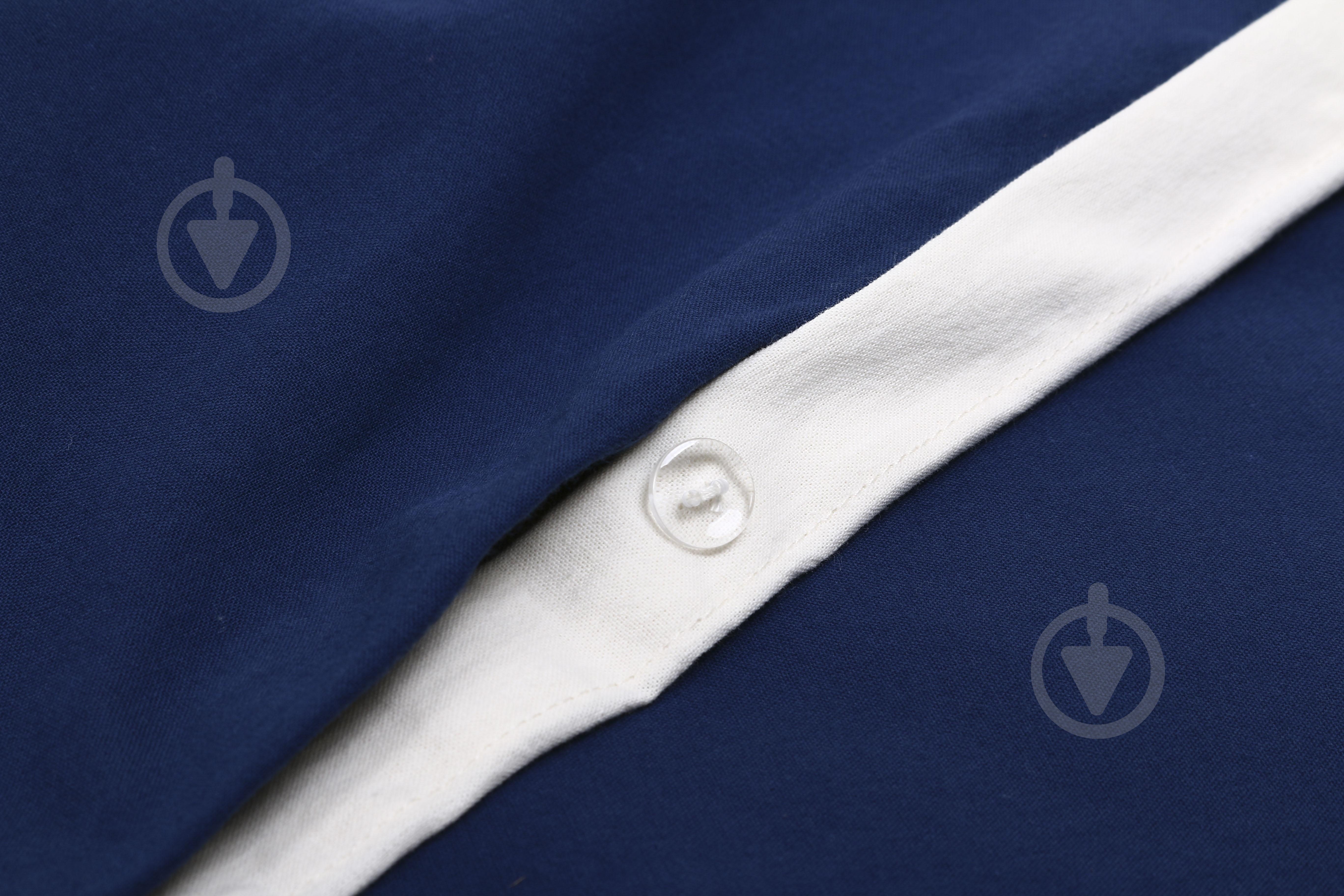 Комплект постельного белья 2.0 Doble Dark Blue Milk синий с белым SoundSleep - фото 3 Комплект постельного белья 2.0 Doble Dark Blue Milk синий с белым SoundSleep - фото 3