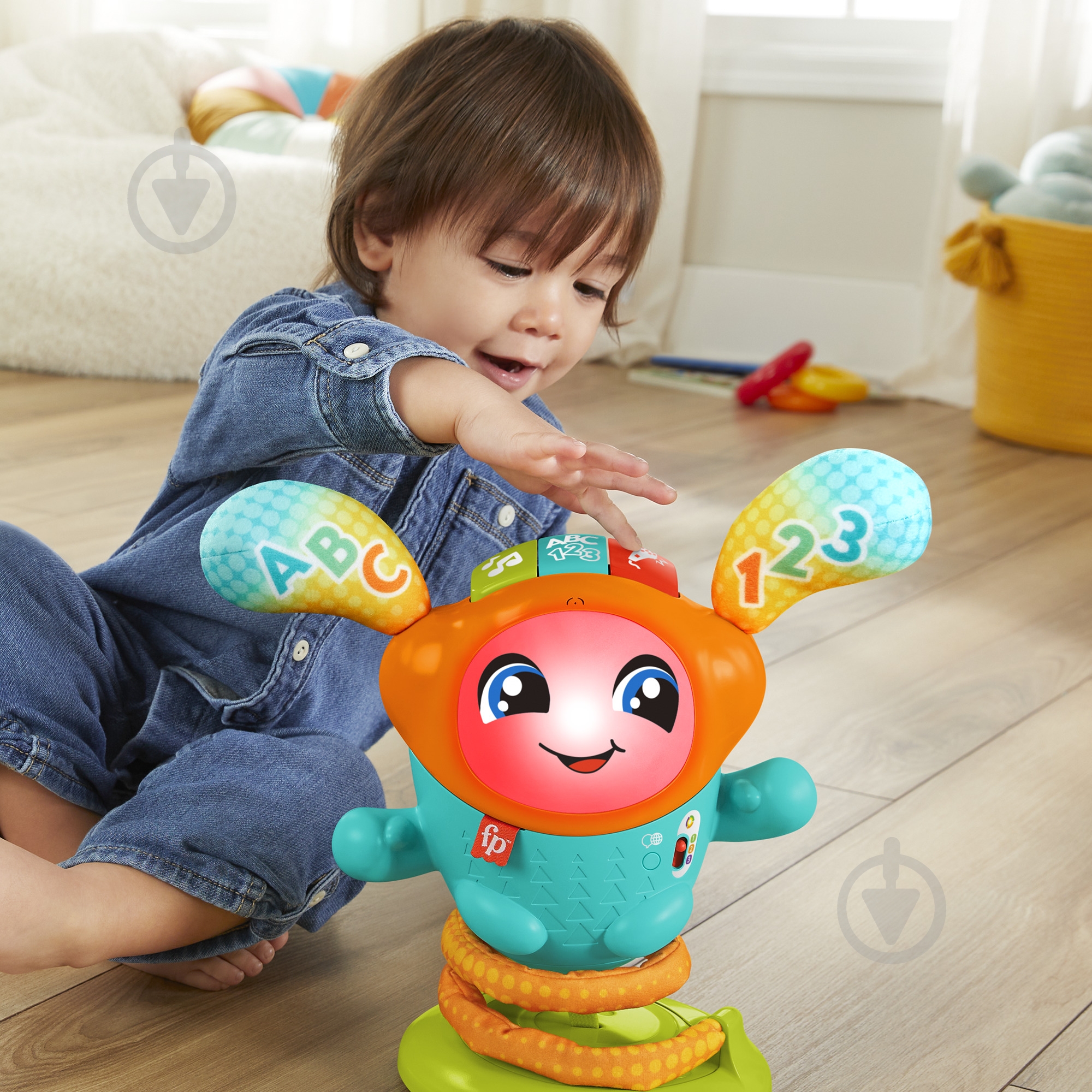 Гра інтерактивна Fisher Price Ді-Джей Стрибунець з технологією Smart Stages (багатомовний) JLH74 - фото 7