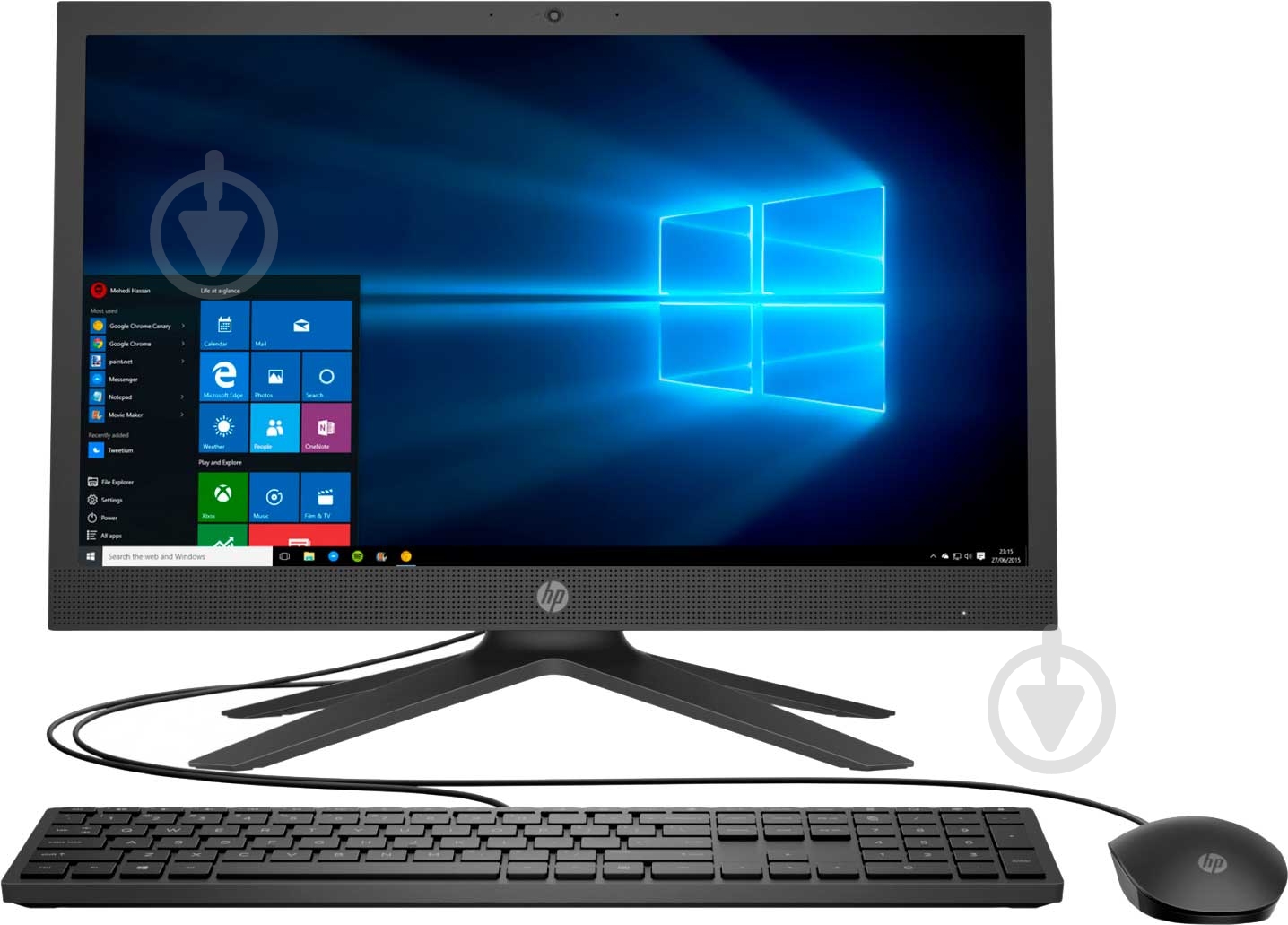 Моноблок HP 21-b0014ua AiO 20,7 (3F8C2EA) black - фото 1