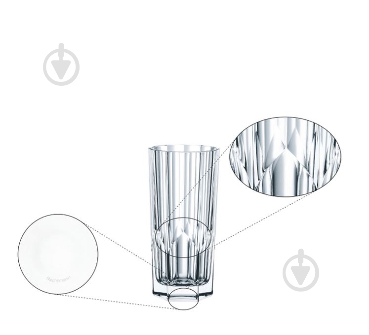 Набор стаканов высоких Nachtmann Aspen 18977 309 мл 4 шт. - фото 3 Набор стаканов высоких Nachtmann Aspen 18977 309 мл 4 шт. - фото 3
