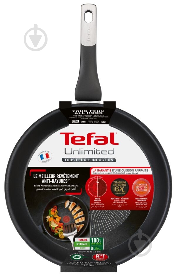 Сковорода Tefal Unlimited 28 см G2550672 - фото 8