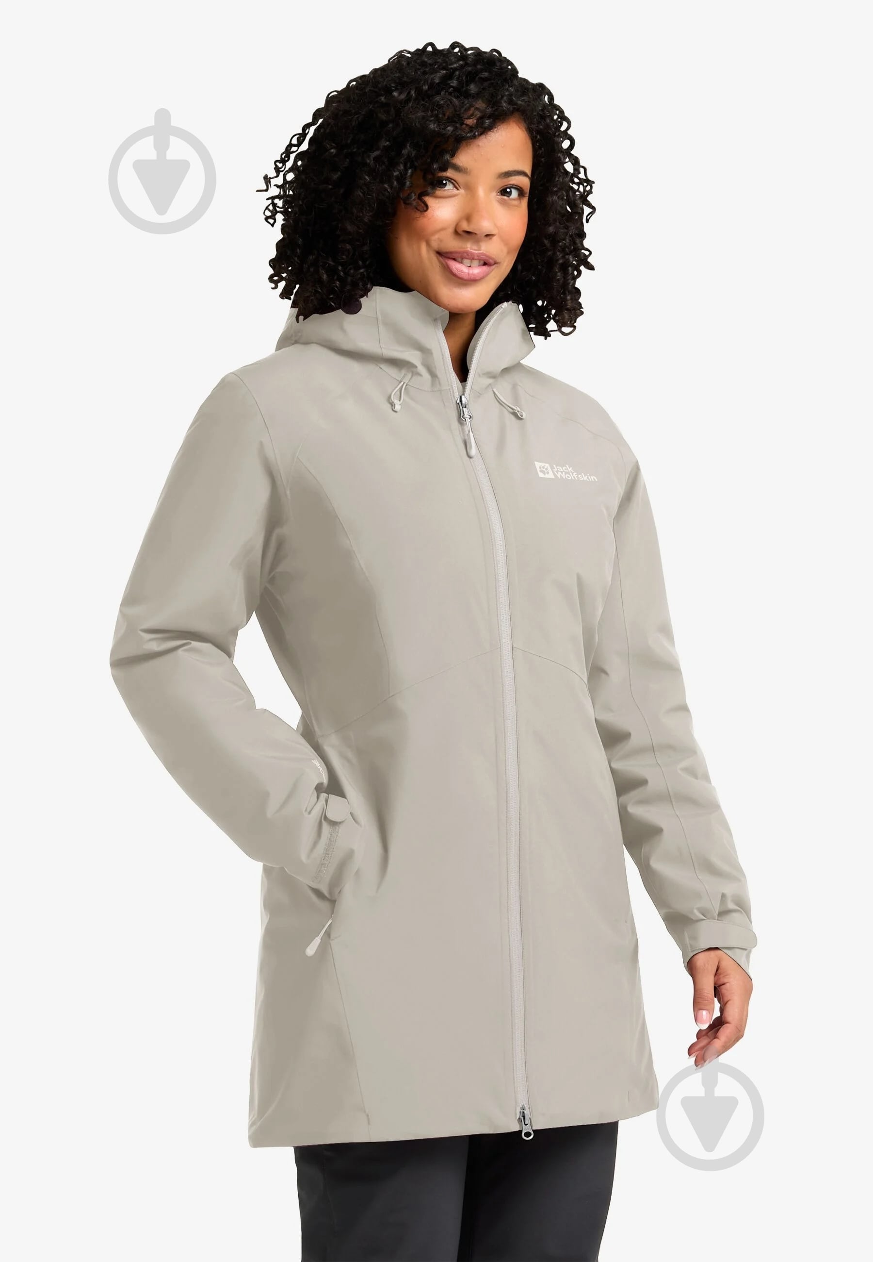 Куртка жіноча зимова Jack Wolfskin HEIDELSTEIN INS JKT W 1115681_A0056 р.L бежева - фото 1