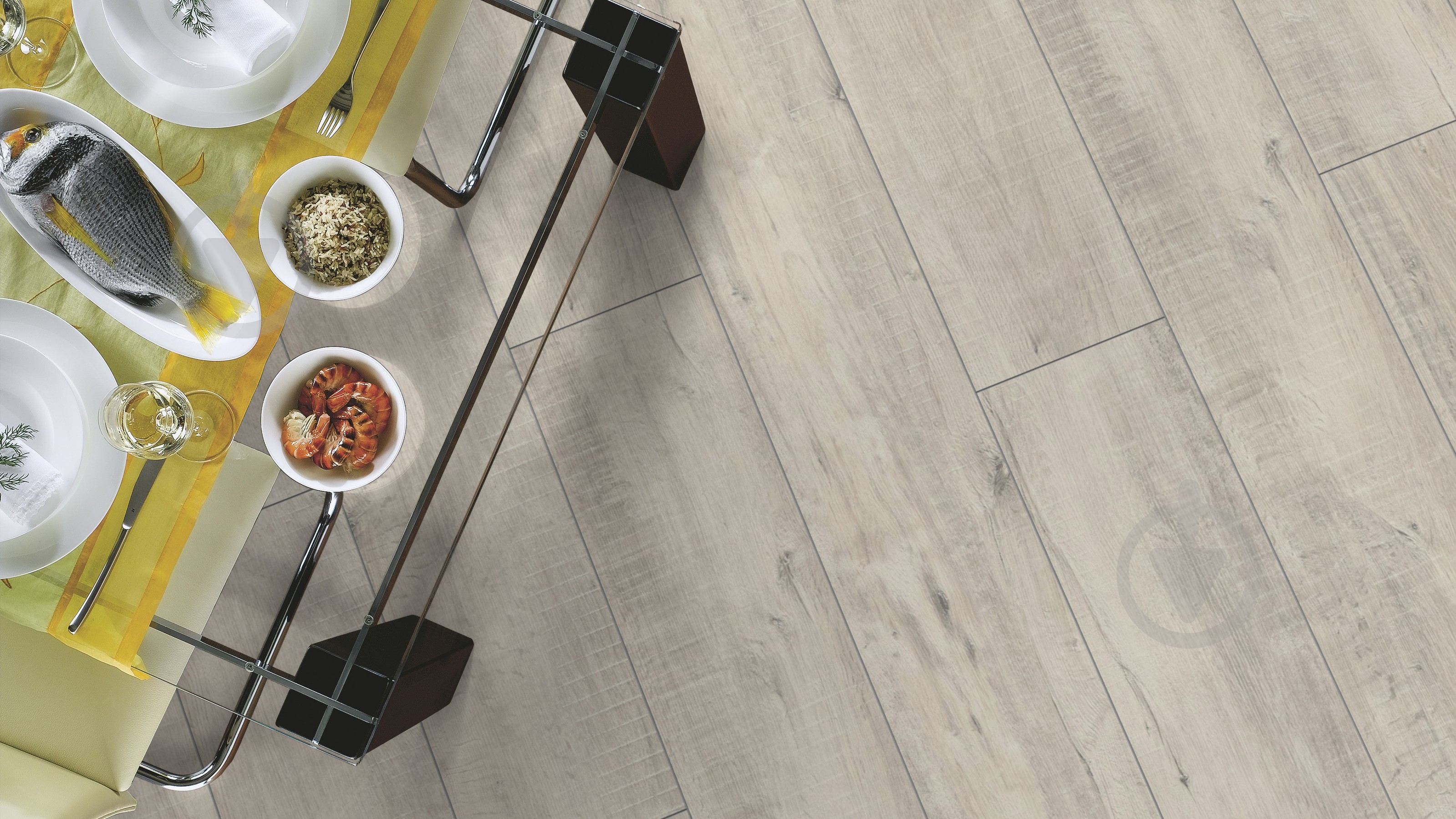 Ламинат Kronotex Exquisit Plus V4 дуб гала белый 32/АС4/8 мм - фото 5