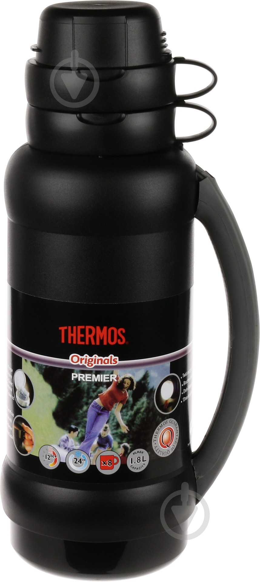 Термос Thermos Premier 1,8 л черный - фото 1