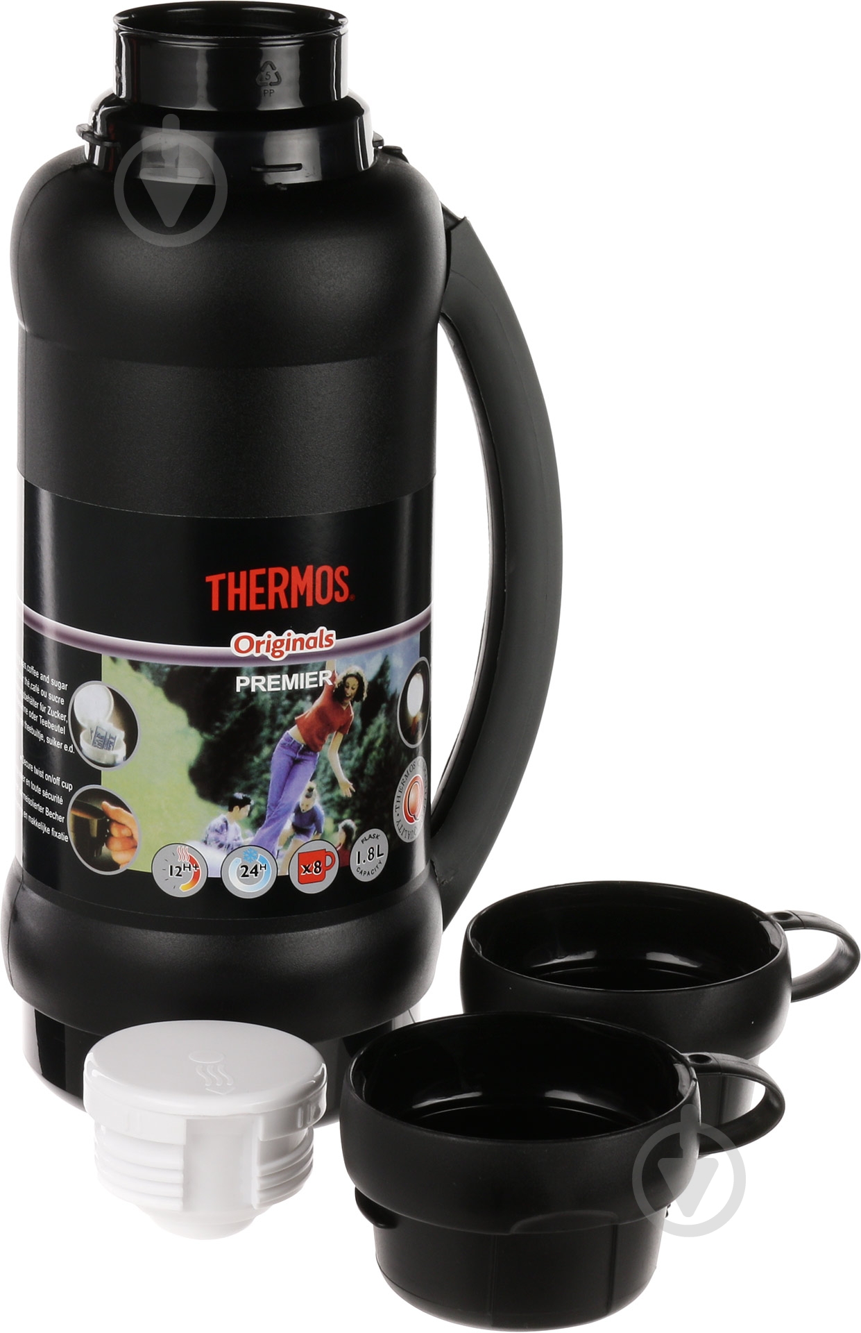 Термос Thermos Premier 1,8 л черный - фото 2