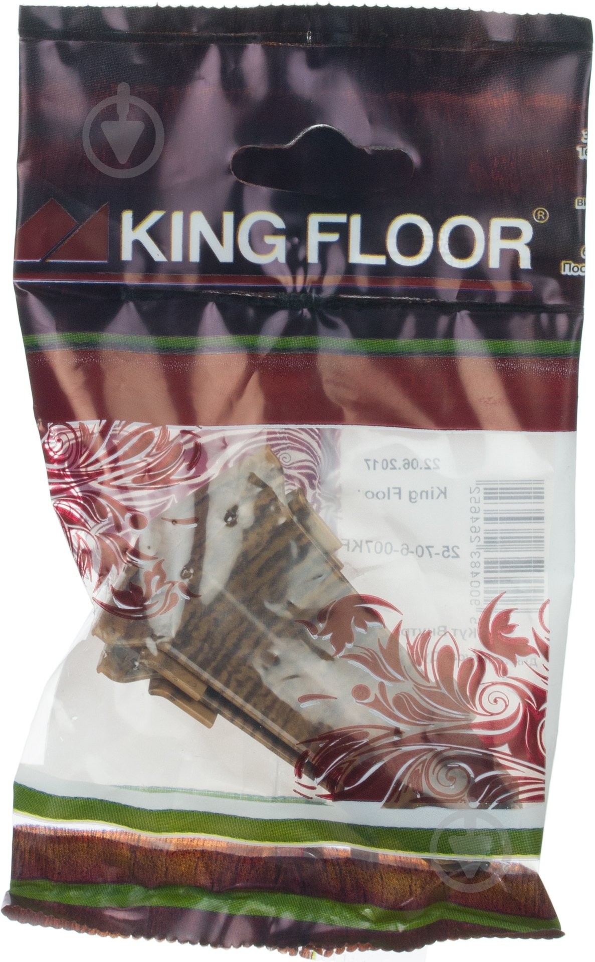 Комплект куточків внутрішніх King Floor 70 2 шт дуб леонардо - фото 3