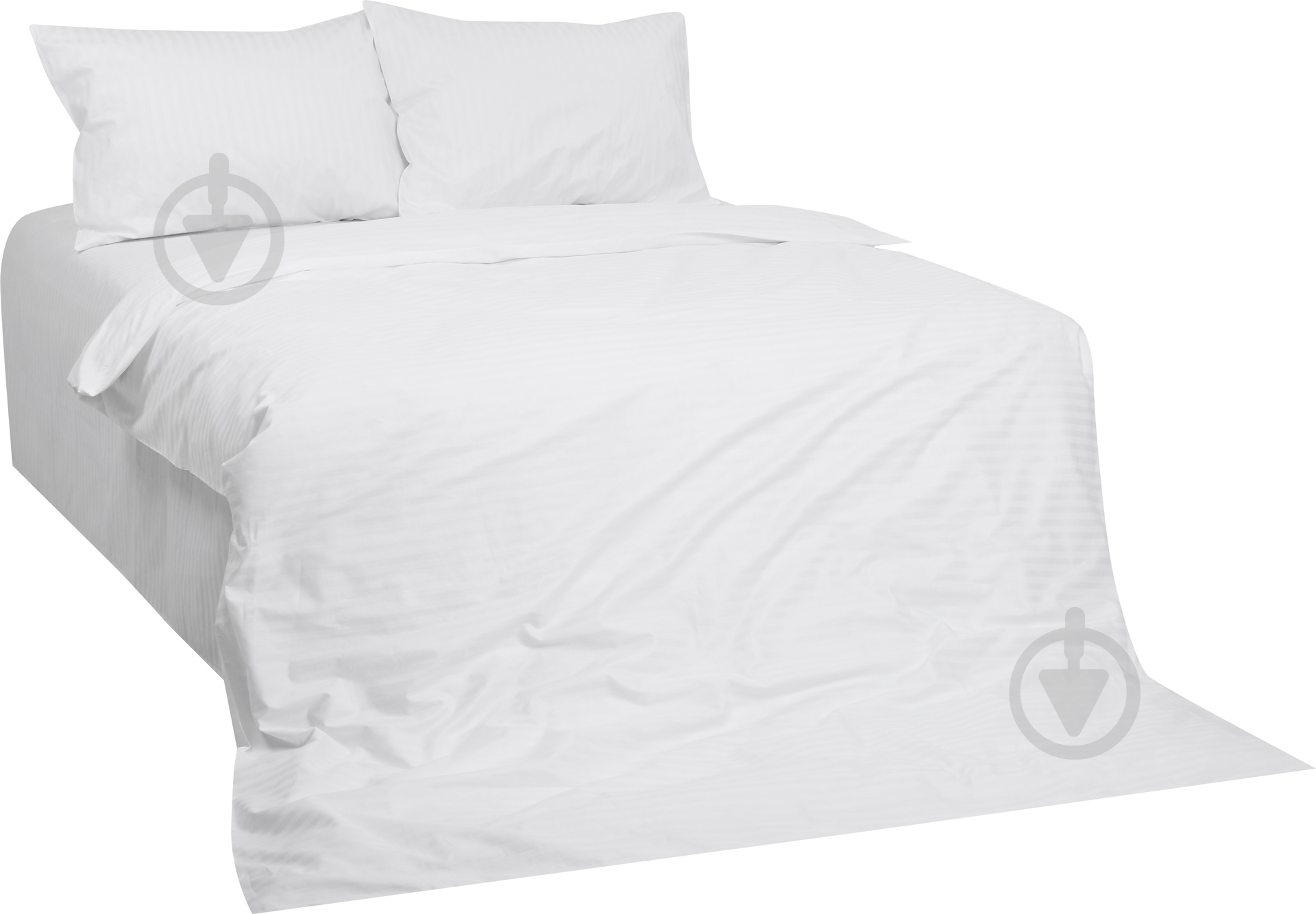 Комплект постельного белья Basic Stripe 1,5 (прост.180х230) белый La Nuit - фото 1