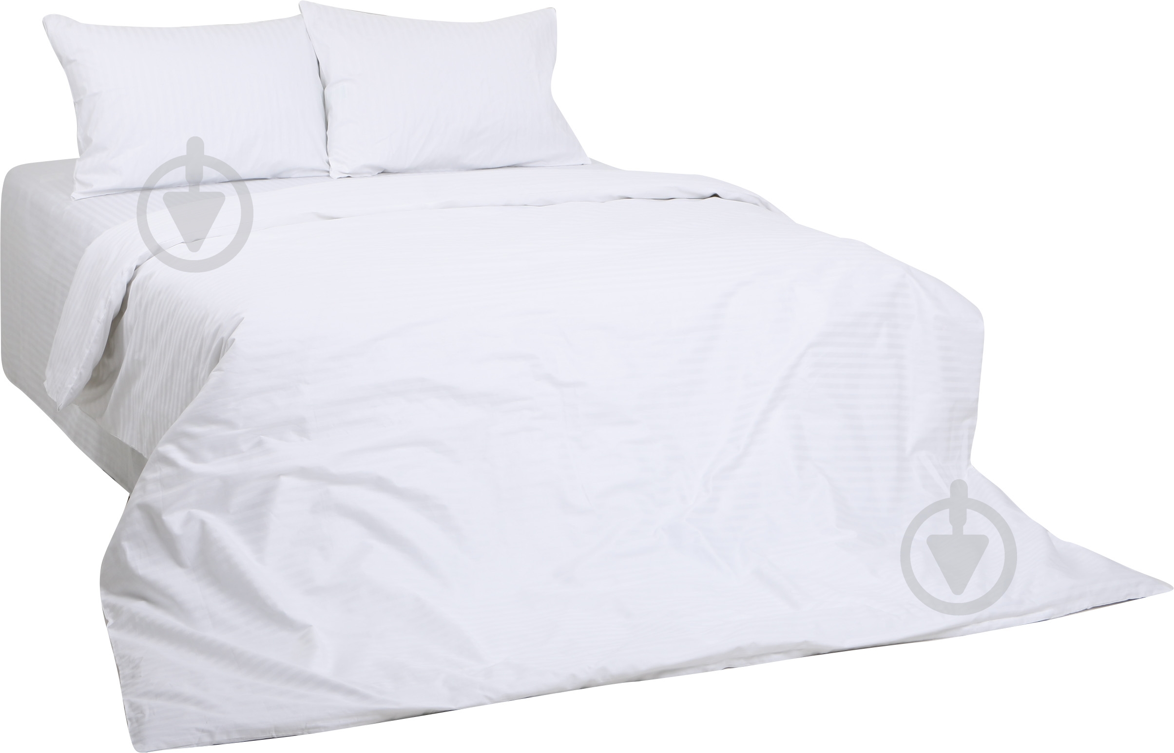 Комплект постільної білизни Basic Stripe 2 білий La Nuit - фото 1 Комплект постільної білизни Basic Stripe 2 білий La Nuit - фото 1