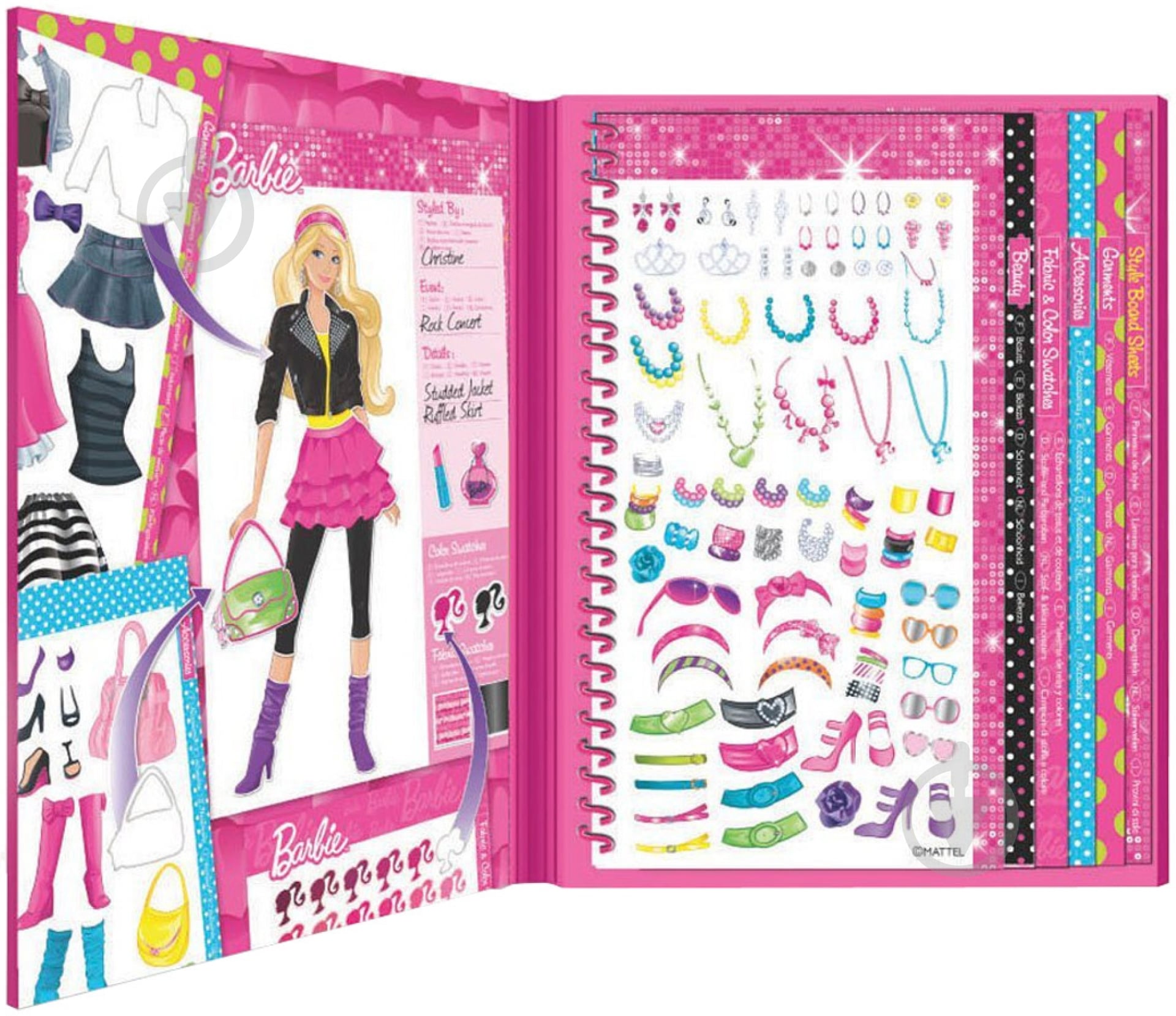 Альбом для творчества Fashion Angels Барби с наклейками 22303 - фото 4
