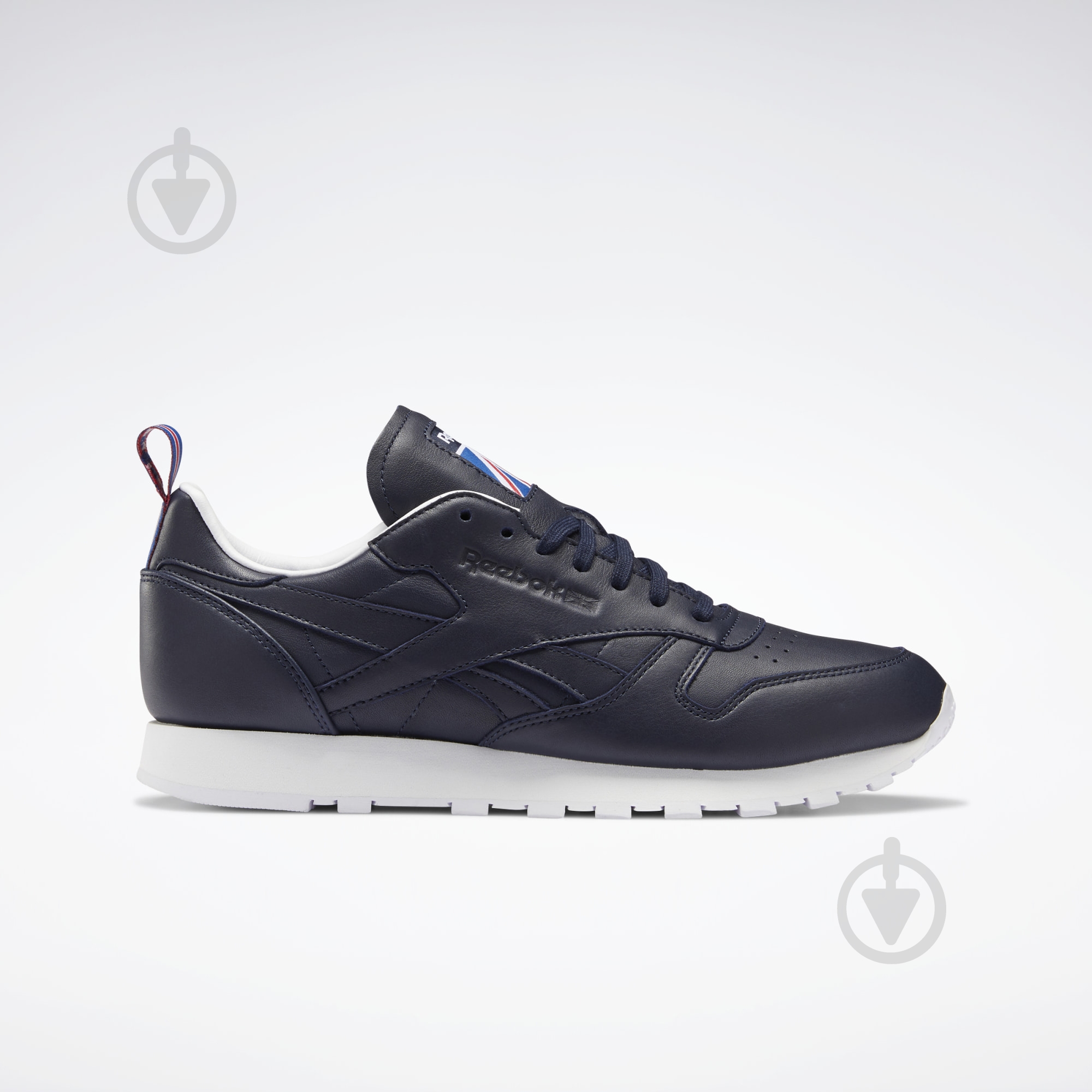 Кроссовки мужские Reebok CL LTHR FW7797 р.40,5 синие - фото 1