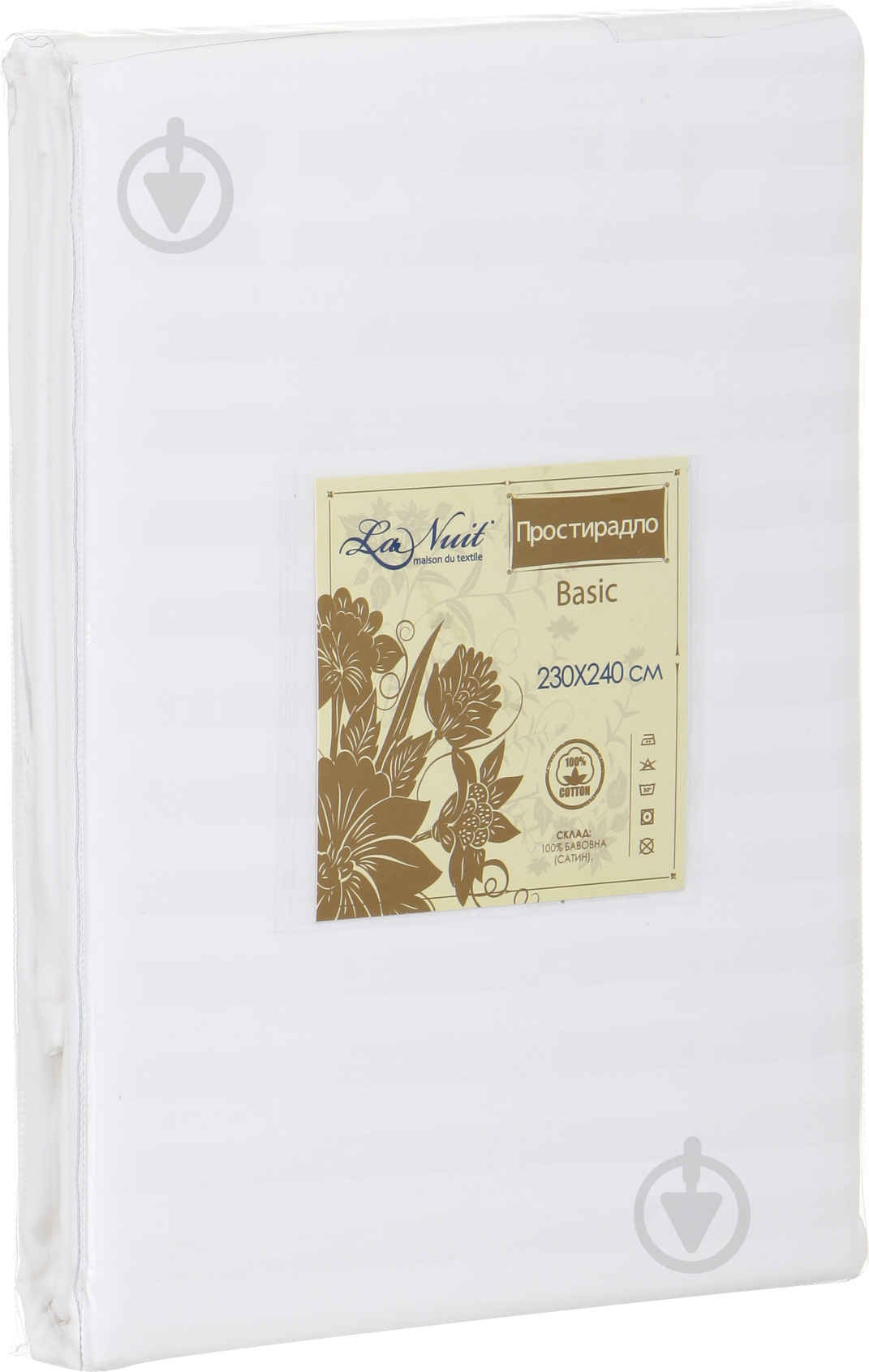 Простынь Basic Stripe белый La Nuit - фото 3 Простынь Basic Stripe белый La Nuit - фото 3