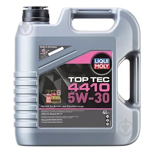 Моторна олива HC-гідрокрекінг Liqui Moly Top Tec 4410 5W-30 4 л (21403) - фото 1