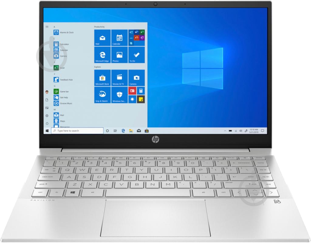 Ноутбук HP Pavilion 14-dv0010ur 14 (2H5W8EA) silver - фото 1