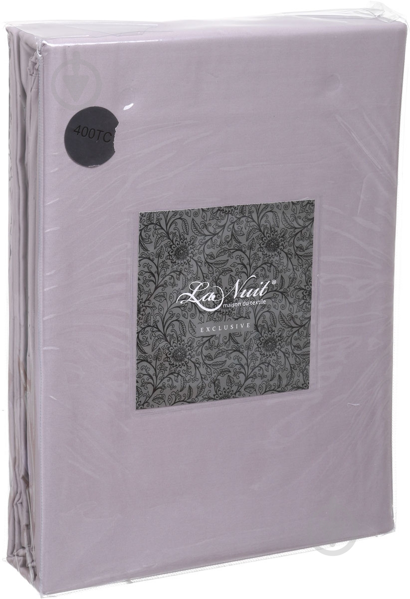 Комплект постельного белья Solid 2 серый La Nuit - фото 10