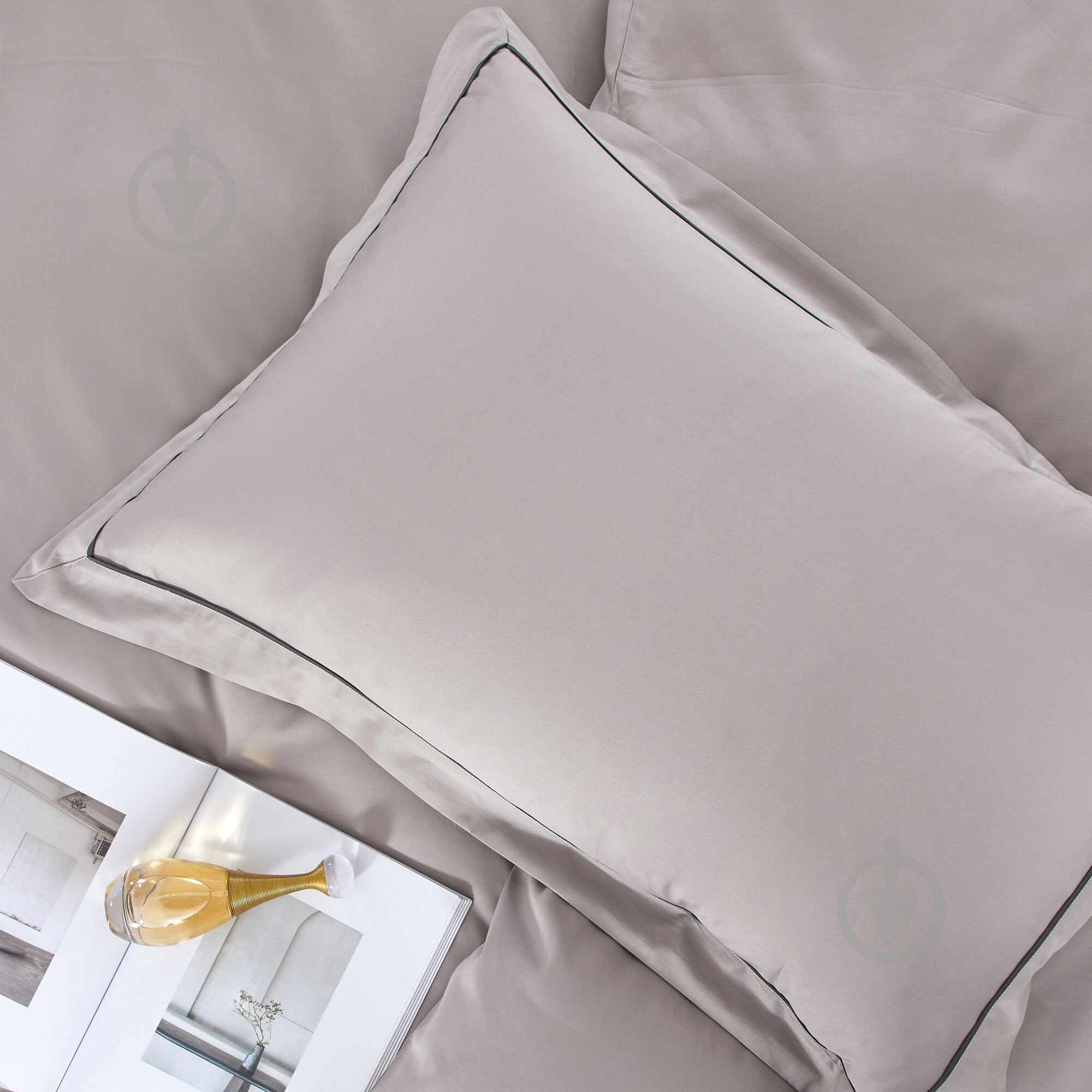 Комплект постельного белья Solid 2 серый La Nuit - фото 2