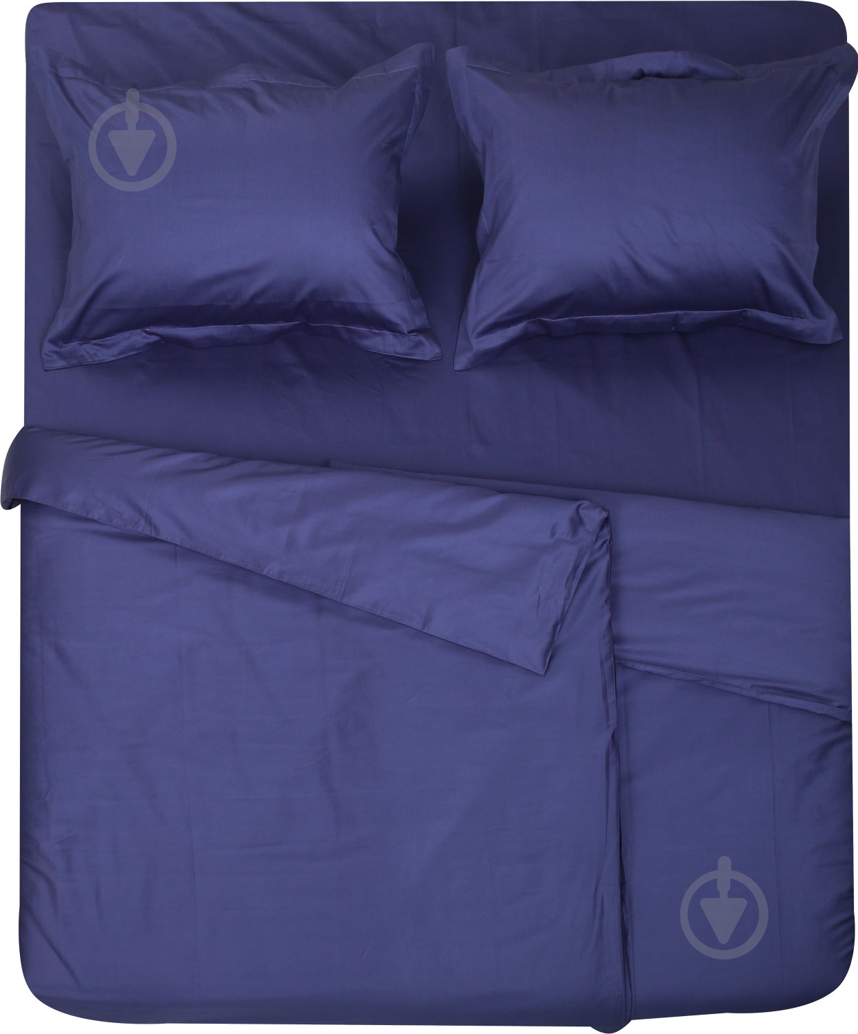 Комплект постельного белья Solid 2 семейный синий La Nuit - фото 1