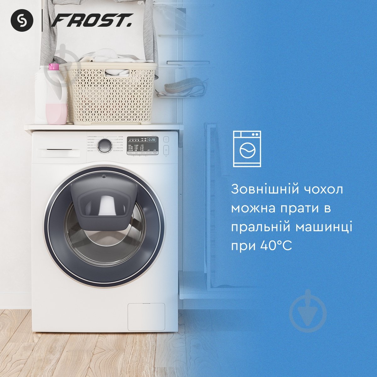 Подушка гібридна з пам'яттю та ефектом охолодження Frost Curve Sonex 50x70 см білий із сірими вставками - фото 14