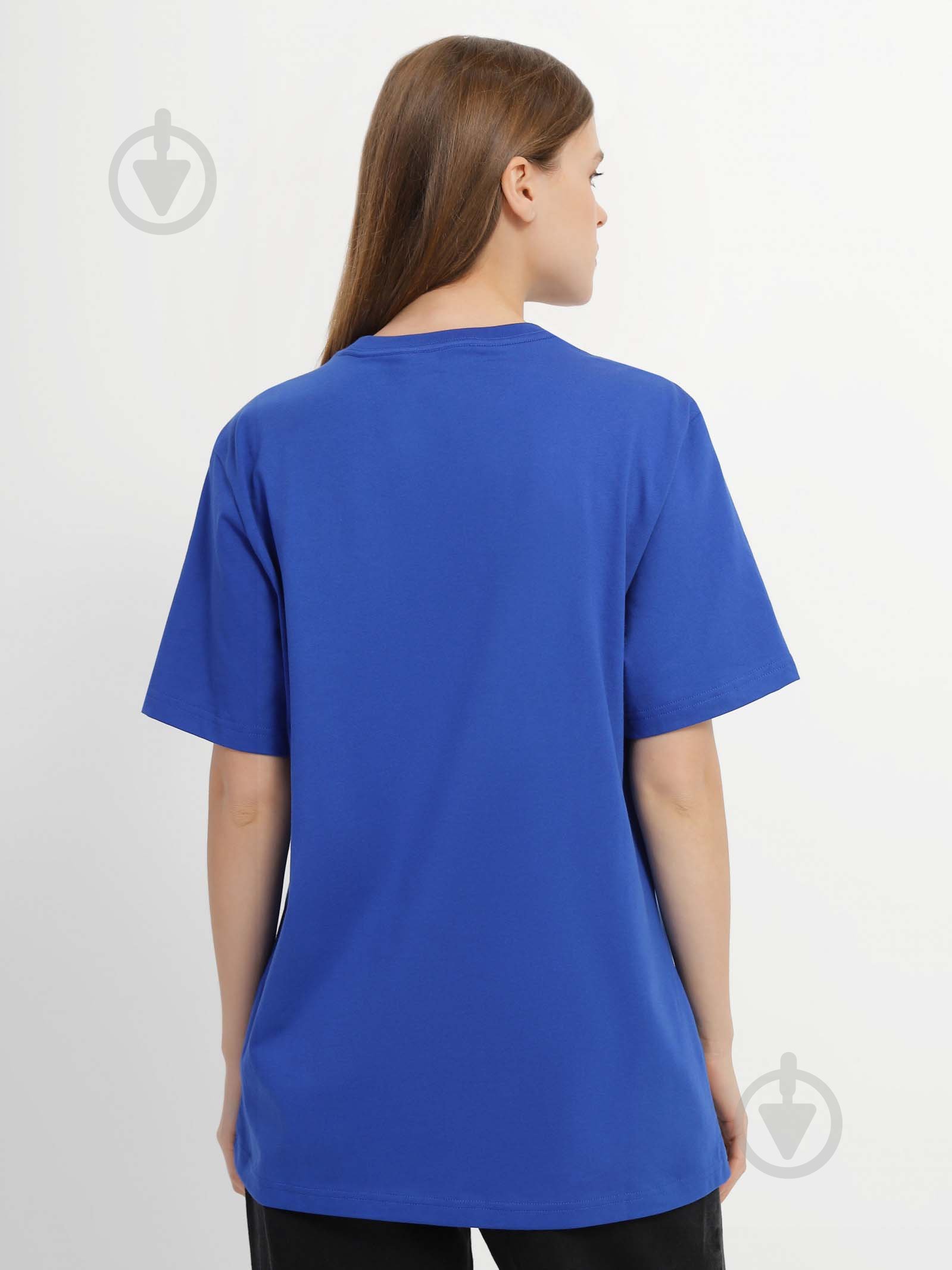 Футболка Converse STANDARD FIT CENTER FRONT CHUCK PATCH CORE TEE 10025459-400 р.M синий - фото 2