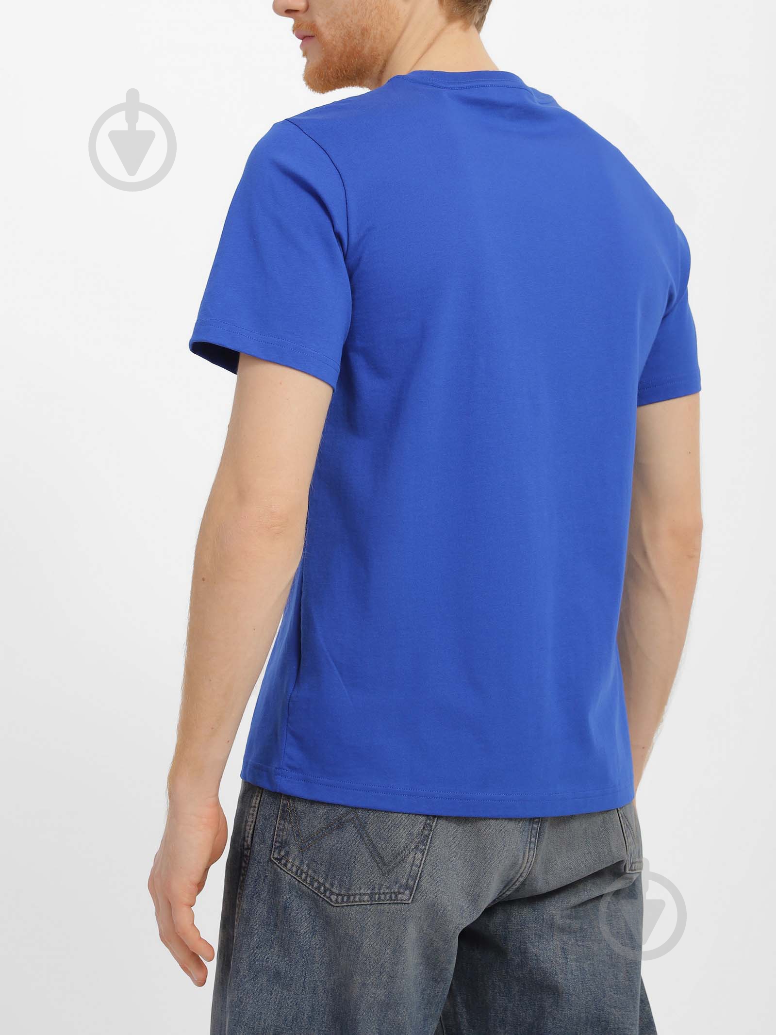 Футболка Converse STANDARD FIT CENTER FRONT CHUCK PATCH CORE TEE 10025459-400 р.M синий - фото 4