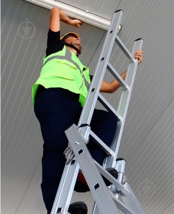 Лестница 3-секционная универсальная Virastar Triomax Pro 3x7 (TS6107) - фото 4