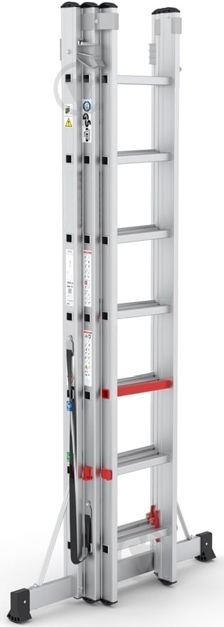 Лестница 3-секционная универсальная Virastar Triomax Pro 3x7 (TS6107) - фото 1