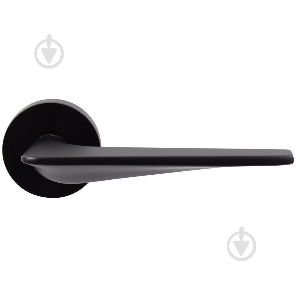 Ручка на розетці RDA tucano r ф/з без замка матовий чорний - фото 1 Ручка на розетці RDA tucano r ф/з без замка матовий чорний - фото 1