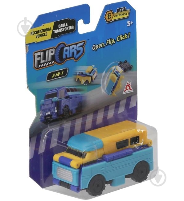 Машинка Flip Cars 2 в 1 в ас. EU463875 - фото 4