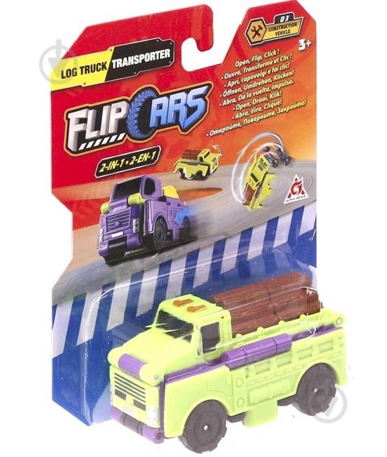 Машинка Flip Cars 2 в 1 в ас. EU463875 - фото 1