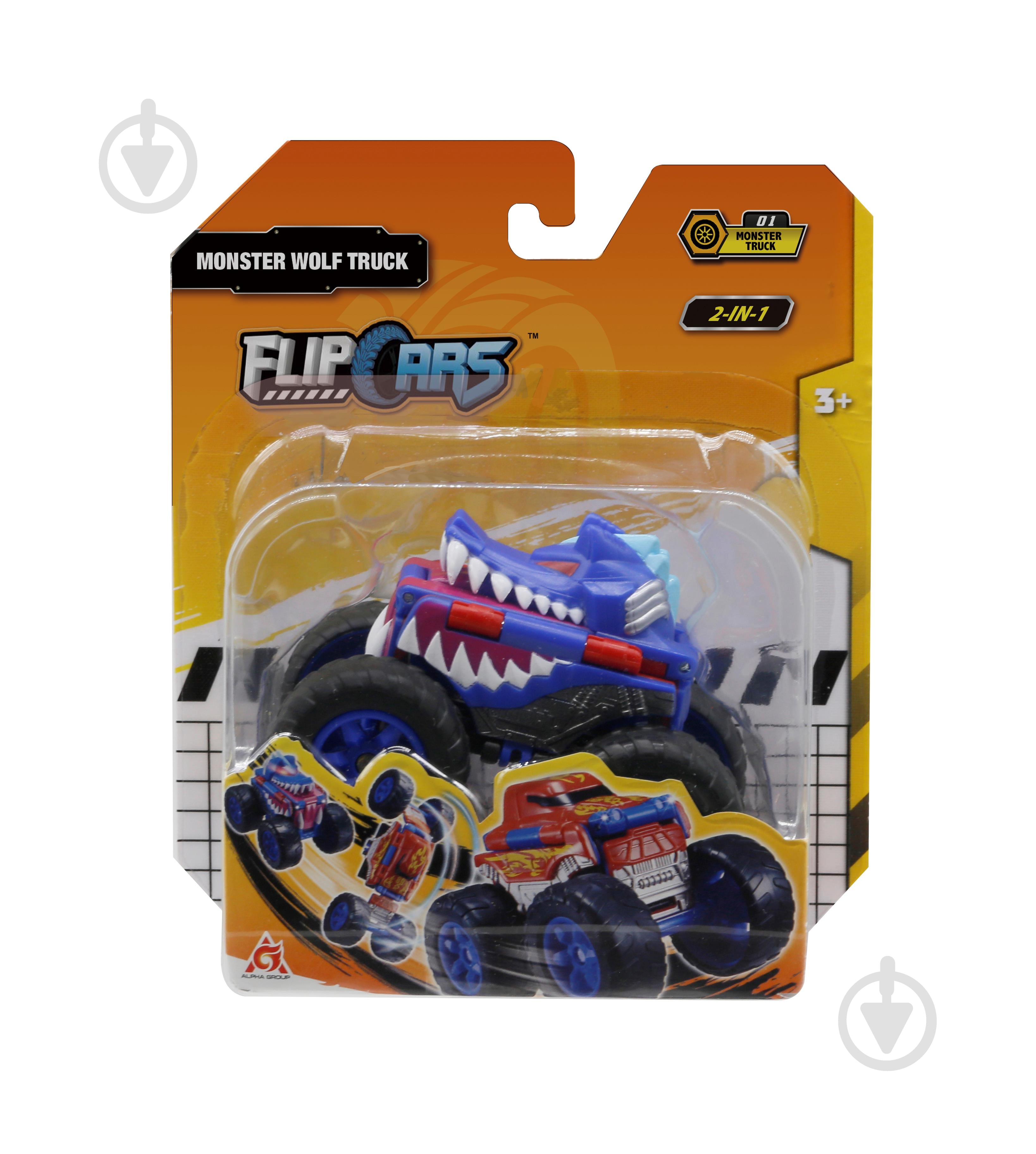 Машинка Flip Cars 2в1 Монстр трак в ас. EU463875A - фото 4 Машинка Flip Cars 2в1 Монстр трак в ас. EU463875A - фото 4