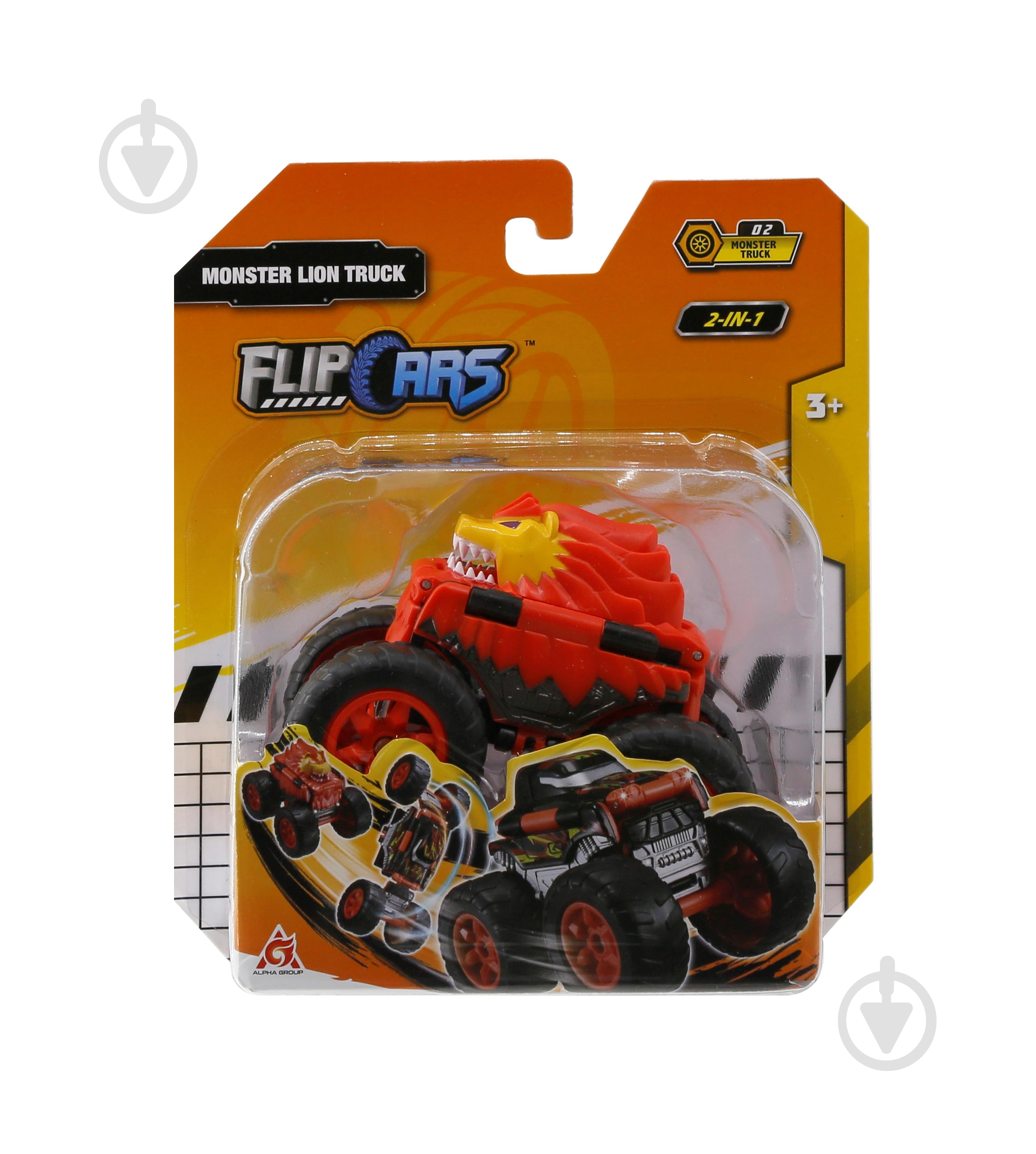 Машинка Flip Cars 2в1 Монстр трак в ас. EU463875A - фото 3 Машинка Flip Cars 2в1 Монстр трак в ас. EU463875A - фото 3