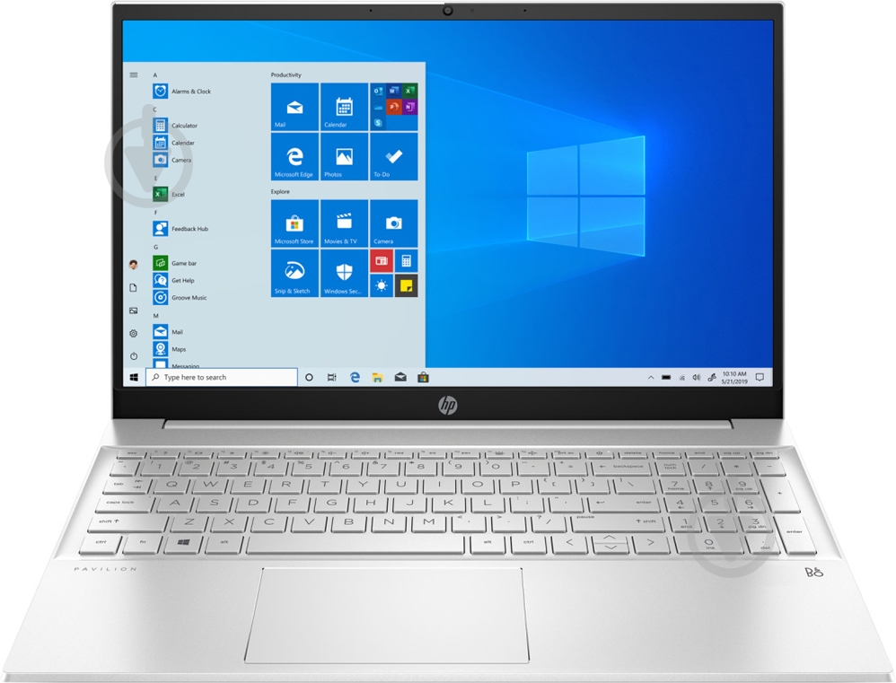 Ноутбук HP Pavilion 15-eg0030ur 15,6 (2W2D2EA) silver - фото 1