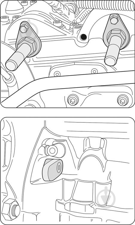 Набор фиксаторов распредвала VW, SEAT, SKODA YATO YT-06012 - фото 4