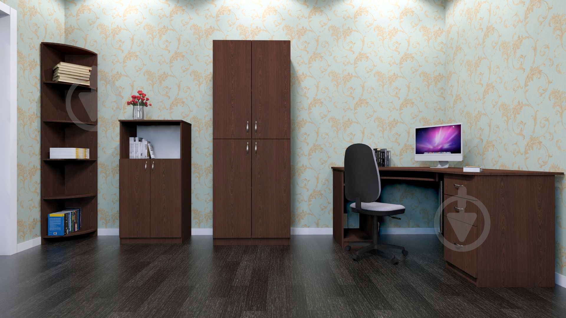 УЦЕНКА! Стол компьютерный Компанит СУ-9 дуб сонома (УЦ №104) - фото 2