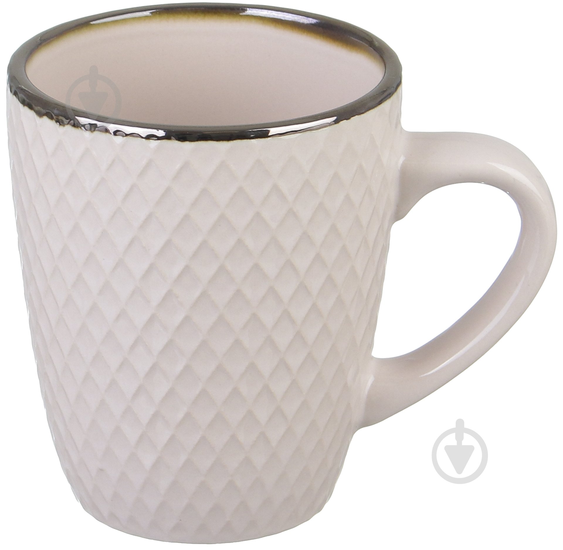 Чашка Bella Vita Rombique Beige 320 мл - фото 1