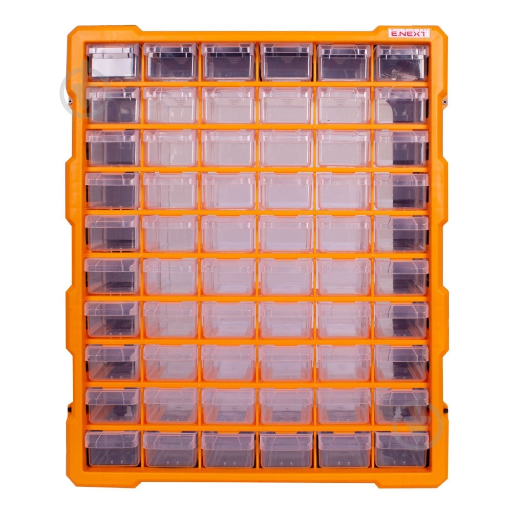 Органайзер для мелких деталей e.toolbox.pro.22 60-секционный 381х157х475 мм 24" t011022 - фото 2