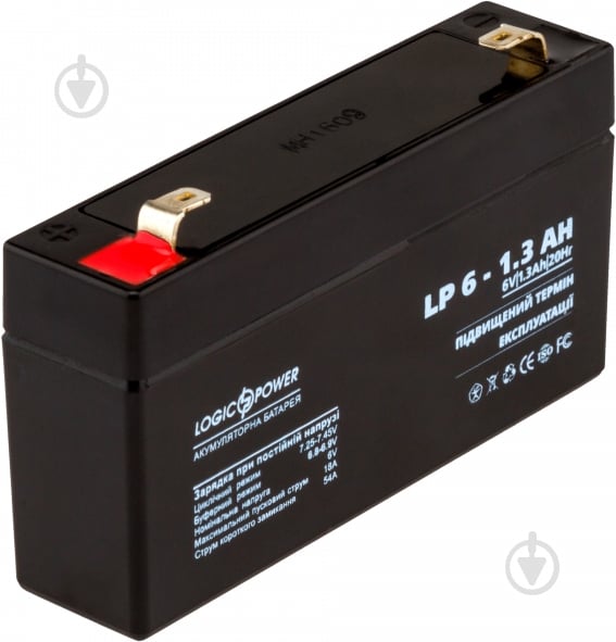 Аккумулятор LogicPower LP 6-1.3 AH 2673 - фото 1 Аккумулятор LogicPower LP 6-1.3 AH 2673 - фото 1