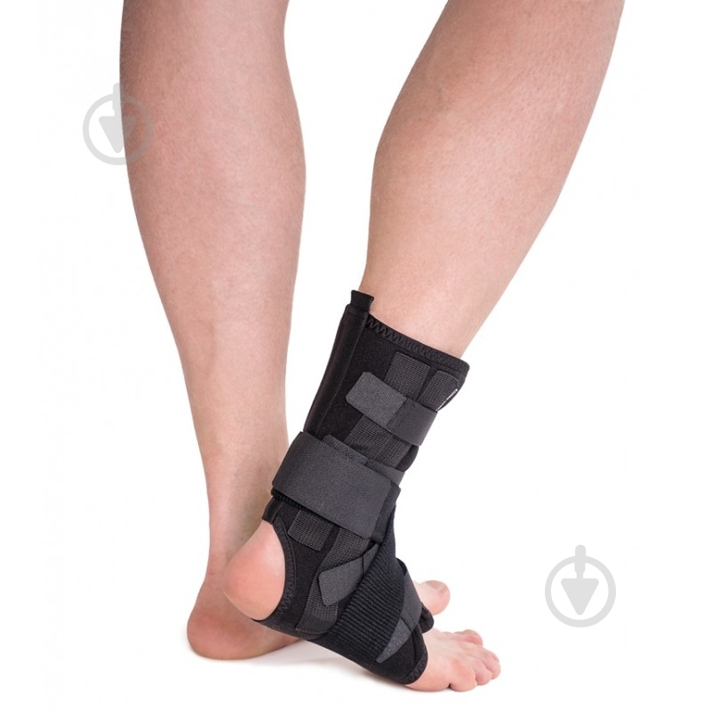 Бандаж для голеностопа Торос-Груп 415-5 р. 5 черный - фото 1 Бандаж для голеностопа Торос-Груп 415-5 р. 5 черный - фото 1