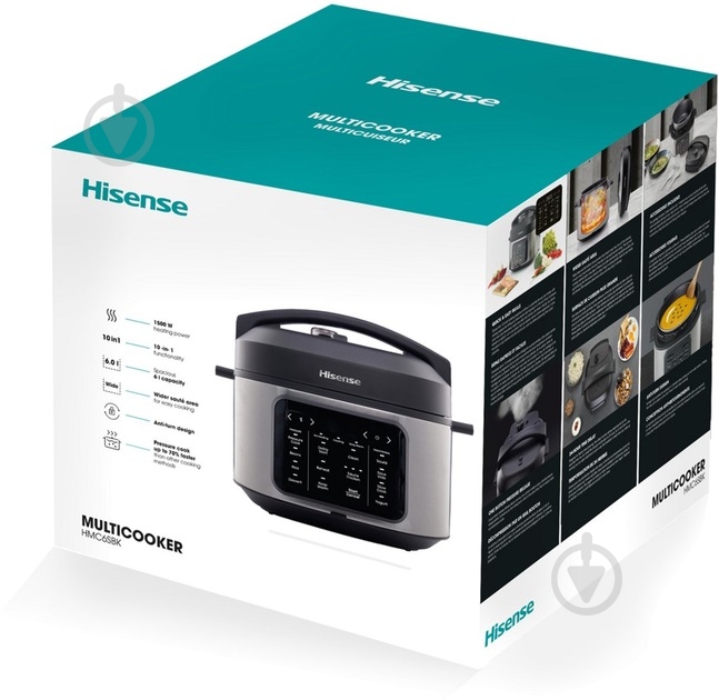 Мультиварка-скороварка Hisense HMC6SBK - фото 14 Мультиварка-скороварка Hisense HMC6SBK - фото 14