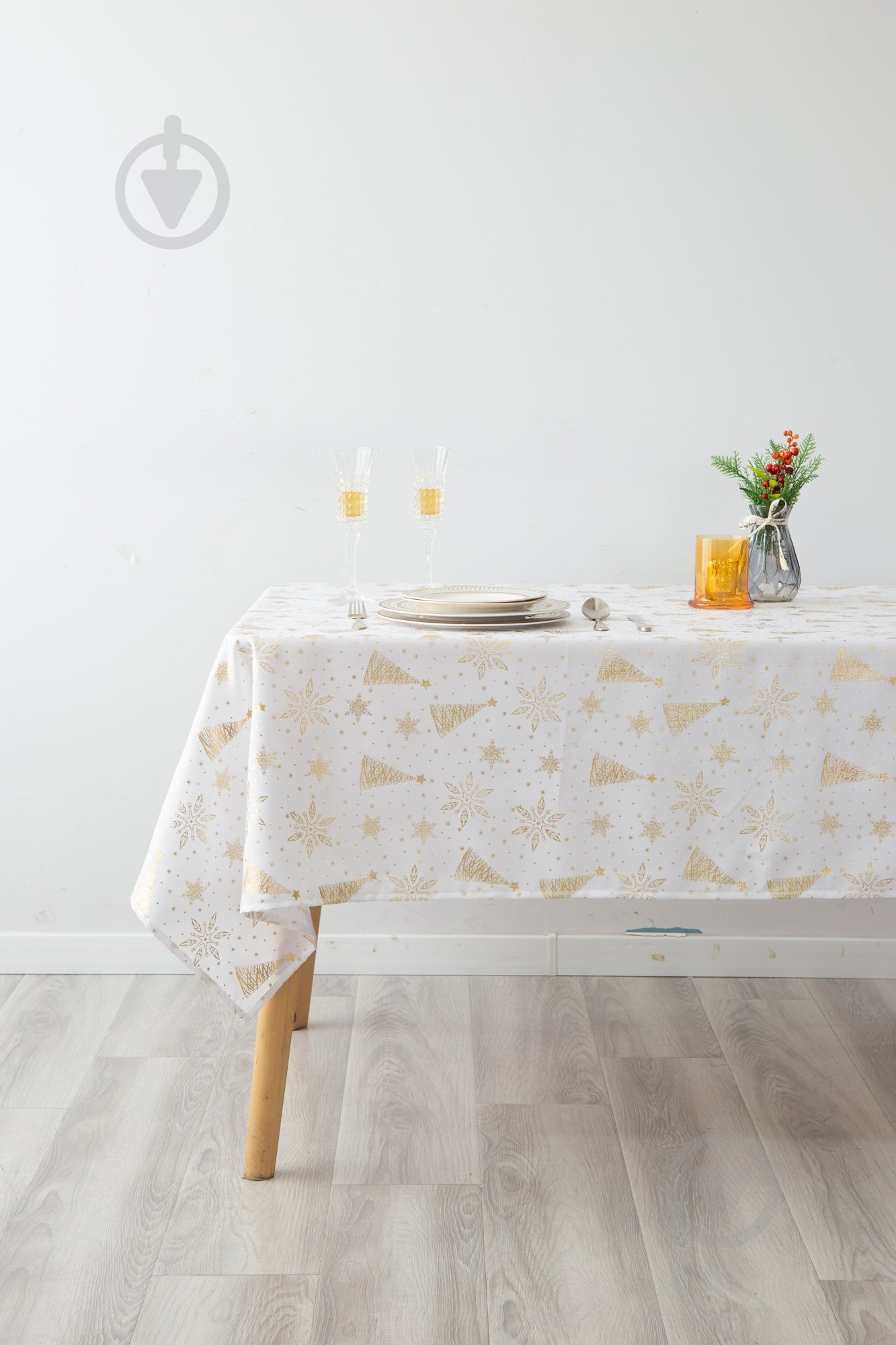 Скатертина Tangi 140x220 см білий Sensio - фото 2