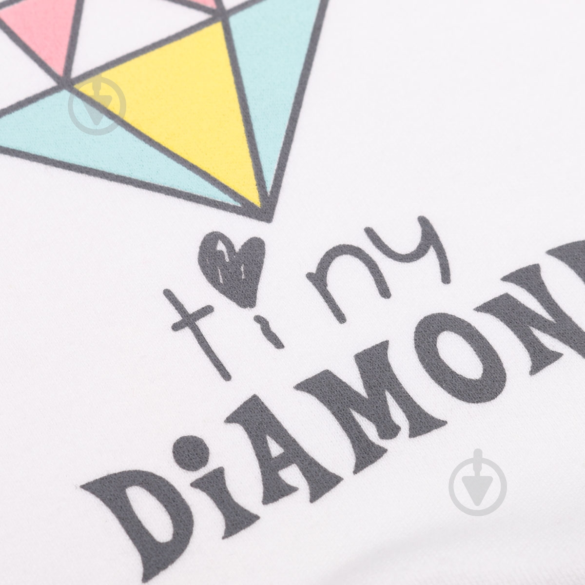 Боді для дівчинки Colibrі з довгим рукавом tiny diamond р.62 молочний CLG005 - фото 4