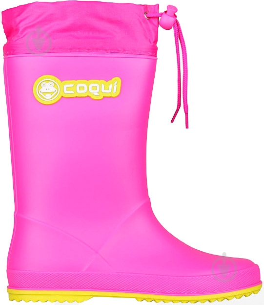 Чоботи Coqui 8509 Fuchsia/Citrus 8509 Fuchsia/Citrus р.34 рожево-жовтий - фото 1