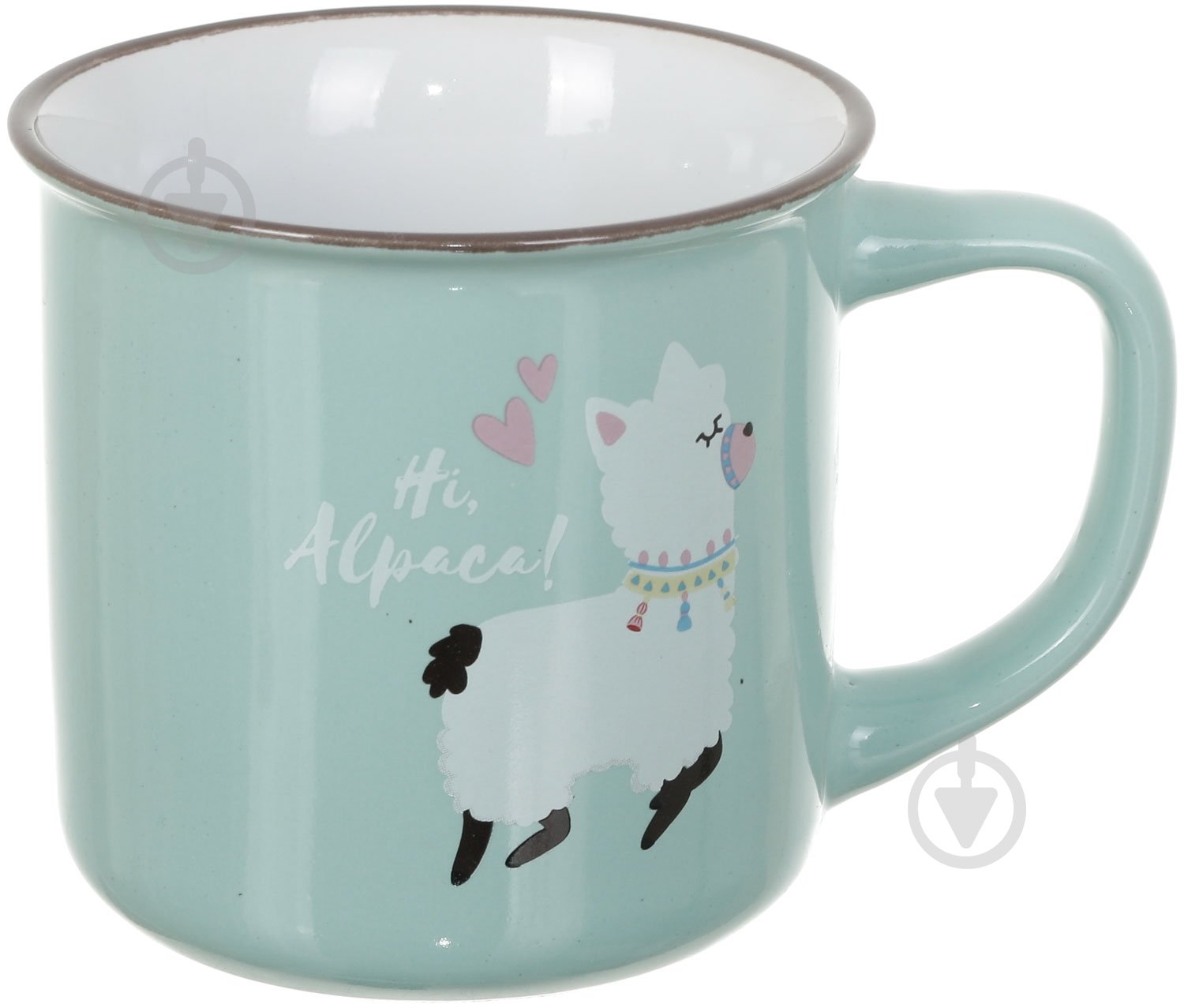 Чашка Bella Vita Llama Blue 290 мл - фото 1 Чашка Bella Vita Llama Blue 290 мл - фото 1